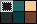Black color swatch