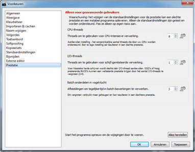 preferences-performance