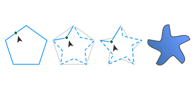 CorelDRAW Ayuda | Dibujo de polígonos y estrellas