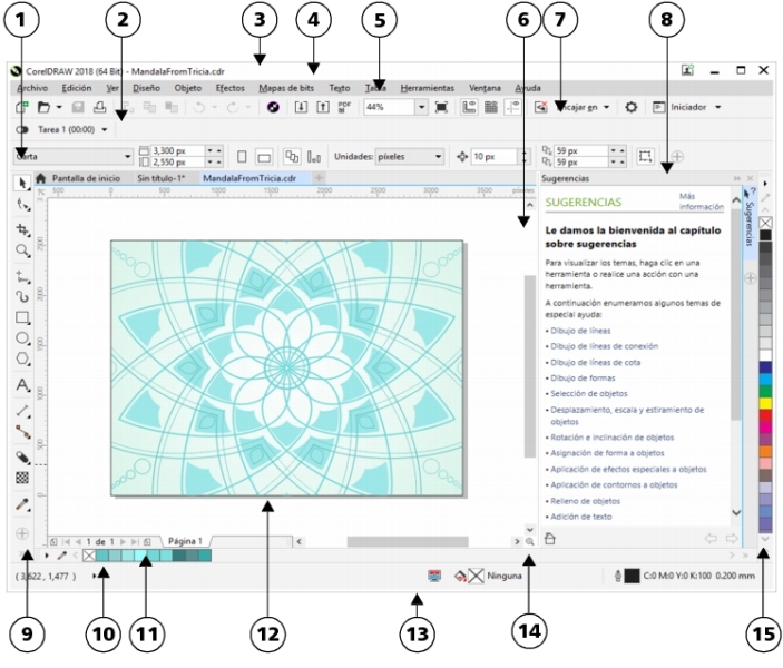 Coreldraw Ayuda Ventana De La Aplicacion