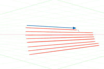 perspective guided strokes