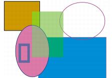 rectangle shape oval shape