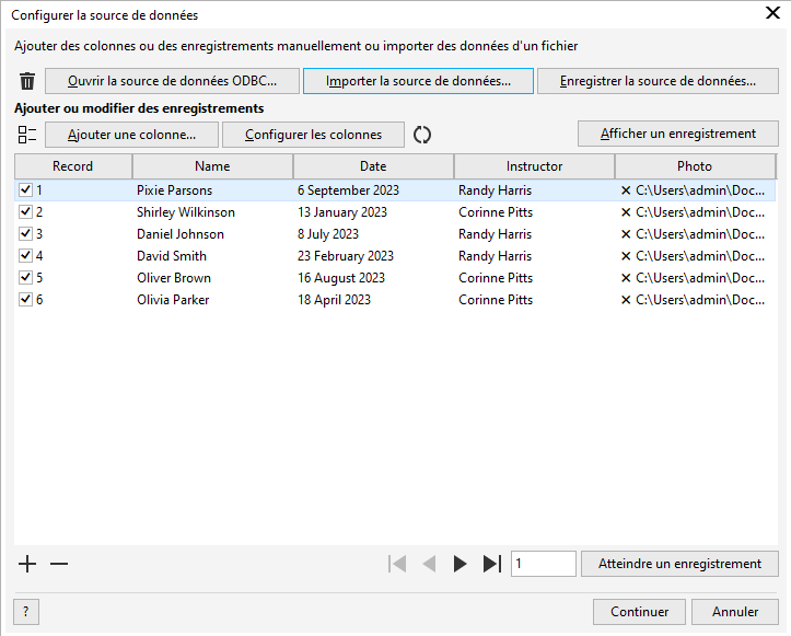 Coreldraw Aide Pr Parer Un Fichier De Source De Donn Es