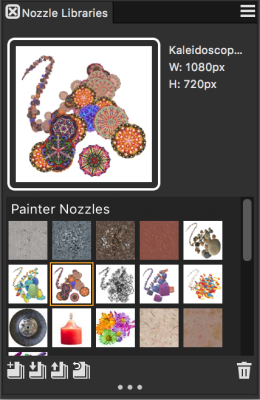 Nozzle library